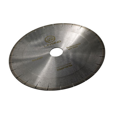 Ti-coated Finishing 350mm J Type Diamond Saw Blade for No Chipping Dekton Cutting