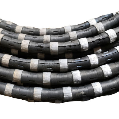 Long Lifespan LINSING Diamond Tools for Granite Marble Cutting Rubber Spring Wire Saw