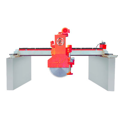 Stone Block Cutter with Horizontal Plus Vertical Bridge Saw and PLC Control System
