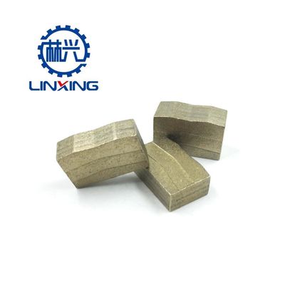 LINXING Diamond Segments for Granite Cutting 900mm-4200mm and Taper Segment Shape