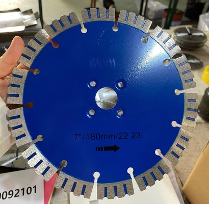 Ti-coated 180mm Diamond Blade Cutter Disc for Finishing Volcanic Stone in Mexico