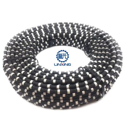 11.5mm Rubber Spring Diamond Wire Saw for Quarrying Mining Marble Cutting Diamond Beads Rope