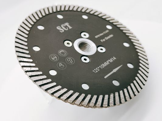 115mm Continuous Thin Turbo Diamond Saw Blade for Cutting and Grinding Applications