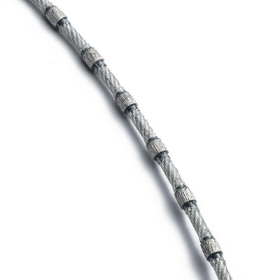Plastic Dia 8.3mm 9.0mm Wire Rope Diamond Beads for Stone Profiling Cutting Trimming