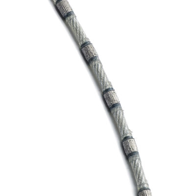 Plastic Dia 8.3mm 9.0mm Wire Rope Diamond Beads for Stone Profiling Cutting Trimming