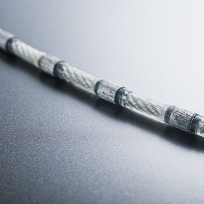 Plastic Dia 8.3mm 9.0mm Wire Rope Diamond Beads for Stone Profiling Cutting Trimming