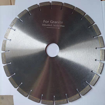 350mm Diameter 40mm Segment Shape Granite Cutting Blade for Accurate Block Splitting