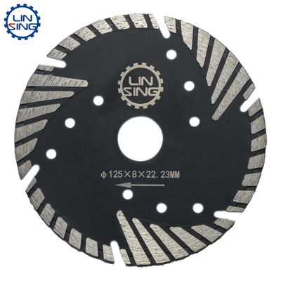 Thin Segmented Turbo Disc 230mm T Type Diamond Saw Blade for Marble Stone Cutting