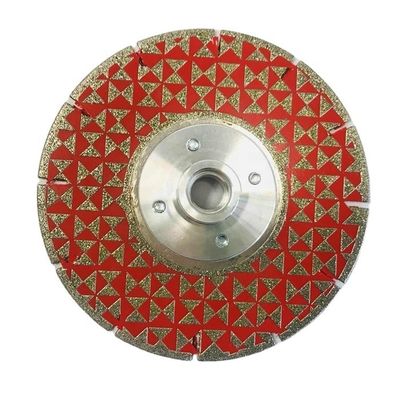 180mm Electroplated Marble Cutting Disc with M14 Flange and Customized OEM Support