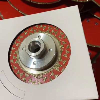 180mm Electroplated Marble Cutting Disc with M14 Flange and Customized OEM Support