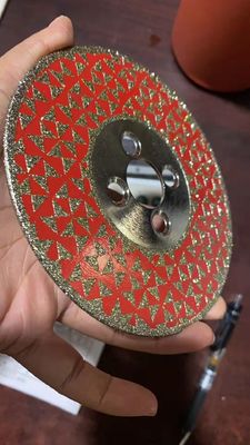 180mm Electroplated Marble Cutting Disc with M14 Flange and Customized OEM Support