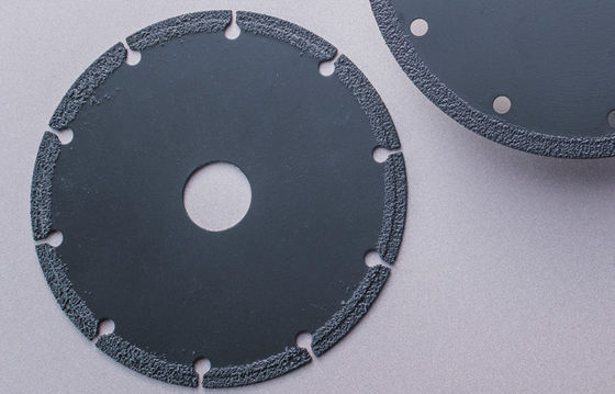 230mm Marble Cutting and Polishing Vacuum Brazed Saw Blade with Ti-coated Finishing