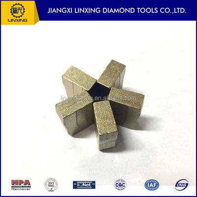 Metal Powder Diamond Segment for Multi Saw Blade Granite Cutting Grooved Design