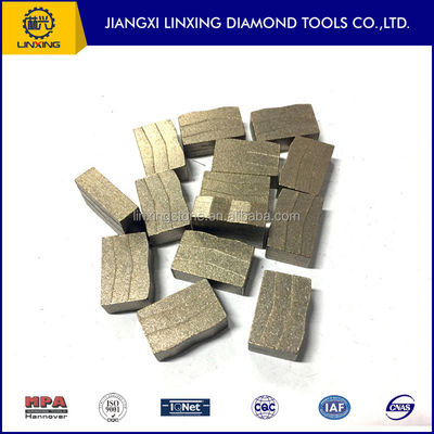 Metal Powder Diamond Segment for Multi Saw Blade Granite Cutting Grooved Design