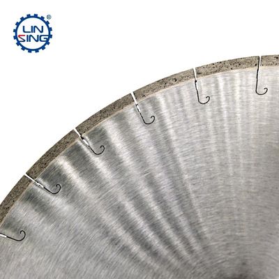 Marble Fish Hook Cutting Disc 14'' Diamond Metal Powder Saw Blade for Ceramics Cutting