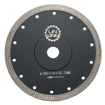 180mm Turbo Diamond Saw Blade for Cutting and Grinding Tools on Ceramics Marble Tiles