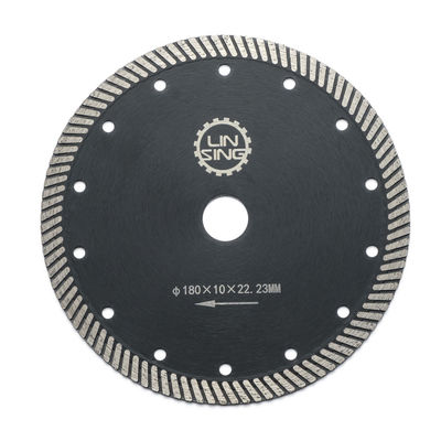 180mm Turbo Diamond Saw Blade for Cutting and Grinding Tools on Ceramics Marble Tiles
