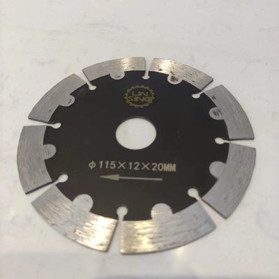 Diameter 115mm Turbo Segmented Teeth Cutter Disc for Marble Granite Brick Asphalt Curb