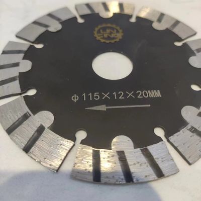 Diameter 115mm Turbo Segmented Teeth Cutter Disc for Marble Granite Brick Asphalt Curb