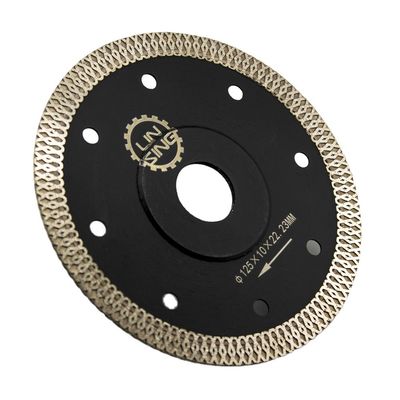 140 Teeths Silent Mesh Diamond Circular Saw Blade for Ceramic/Porcelain/Dekton Cutting