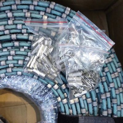 Cutting 8.3mm Bead Plastic Diamond Wire Saw for Granite Block Squaring and Profiling