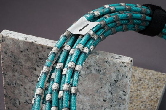 Customized 7.3mm Granite Multi Wire Rope Profiling Saw with Diamond Wire Cutting Tool