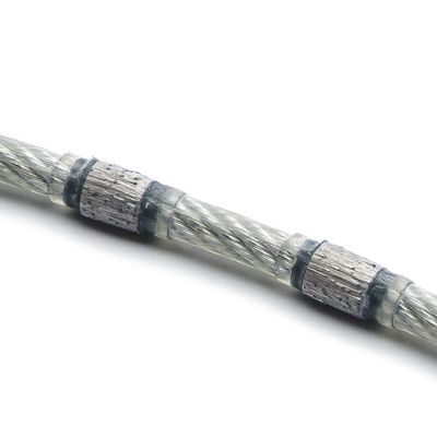 11.0mm Diamond Rope Sintered Diamond Squaring For Stone Block Trimming Stone Cutting Tools