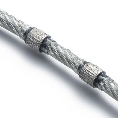 11.0mm Diamond Rope Sintered Diamond Squaring For Stone Block Trimming Stone Cutting Tools