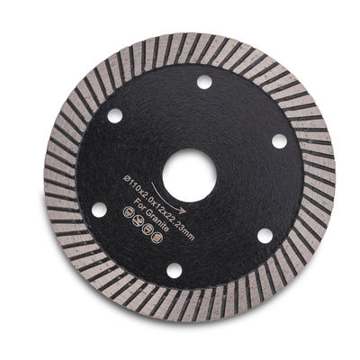 SAW BLADE 4&quot; Cold Press Sintering Diamond Discs Turbo Cutting Disc With Long Lifespan