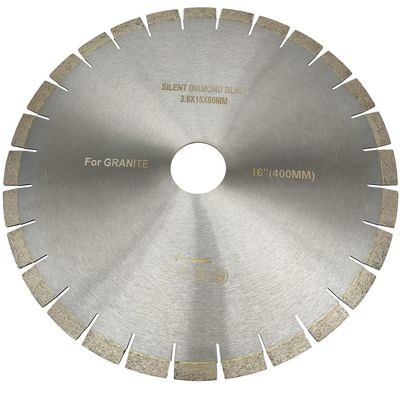 Diameter 400mm Stone Granite Disc Tiles Cutting Tools U-slot 16 Inch Silent Diamond Saw Blade Cutter Disc