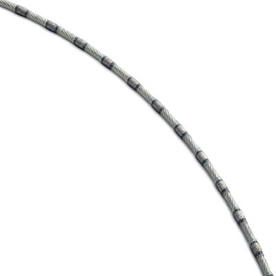 8.3mm 8.8mm 9.0mm Diamond Wire Cutting Rope Saw for Customized Granite Block Profiling