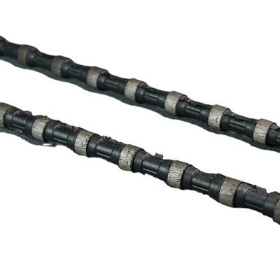 customized support OEM rubber diamond wire rope for quarrying mining marble granite