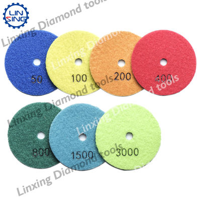 Flexible Diamond Polishing Pads for Marble Pad Type Buffing Pads Customization Obm