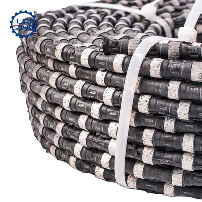Diamond Wire Saw Reinforced Concrete Cutting Rope 11.5mm Rubber Spring Wire with Support