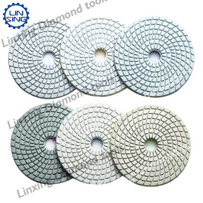 Flexible Diamond Polishing Pads for Marble Pad Type Buffing Pads Customization Obm