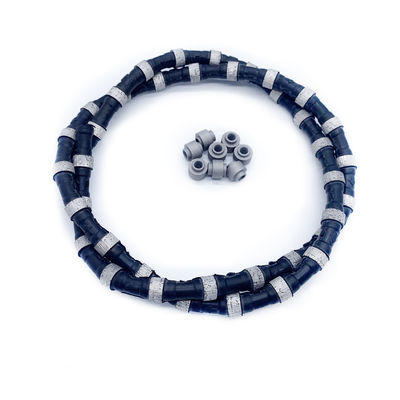 Diamond Wire Saw Reinforced Concrete Cutting Rope 11.5mm Rubber Spring Wire with Support