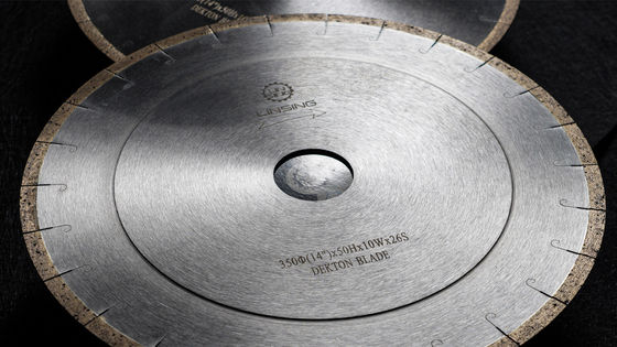 Customized Color 14'' 16'' Silent J-slot Blade for Dekton Marble Cutting Saw Diamond