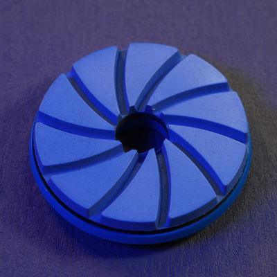 Resin Diamond Snail Lock Edge Polishing Grinding Disc for Granite Marble Customized
