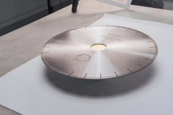 350mm 14'' U-slot Porcelain Diamond Saw Blade for Diamond Cutting Sharpness Advantage