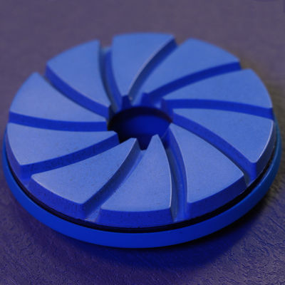 Resin Diamond Snail Lock Edge Polishing Grinding Disc for Granite Marble Customized
