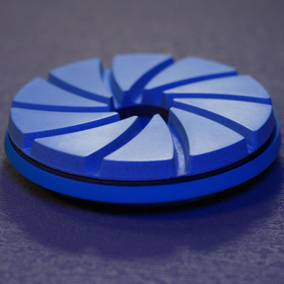 Resin Diamond Snail Lock Edge Polishing Grinding Disc for Granite Marble Customized