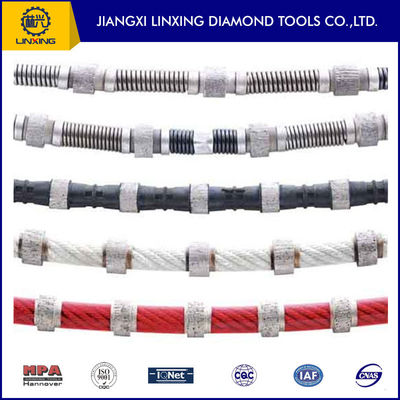 Plastic Connection Diamond Multi-Wire Saw for Granite Block Cutting Diameter D7.3/D6.3mm