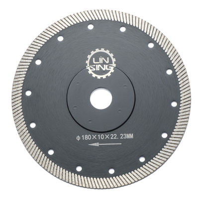 Stone Carving Diamond Cutting Disc 7&quot; Ultra Thin Turbo Ceramic Circular Blade Cutting