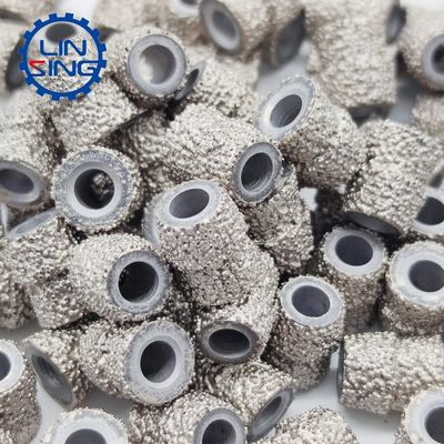Stone Concrete Diamond Electroplated Dry Cutting Beads for Quarry Wire Saw Machine