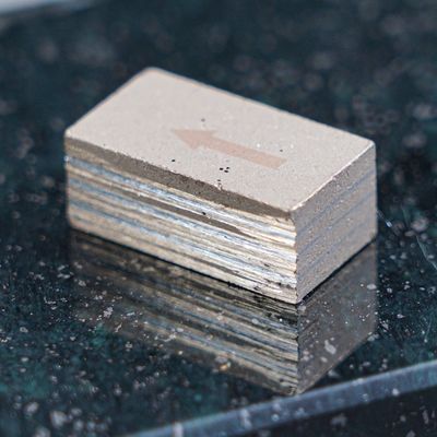 1000-1200-1600mm Blade LINSING Diamond Marble Segment with Silver Welding Technology