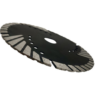 D230mm Triangular Corrugated Saw Blade With Turbo Protection Teeth For Stone Cutting