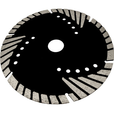 D230mm Triangular Corrugated Saw Blade With Turbo Protection Teeth For Stone Cutting