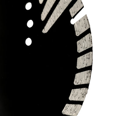 D230mm Triangular Corrugated Saw Blade With Turbo Protection Teeth For Stone Cutting