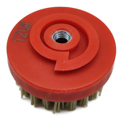 Diamond Abrasive Grains Round Nylon Brush for Marble Granite Antiqued Surface OEM