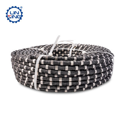11.5mm Sintered Bead Rope Diamond Wire Saw for Wet/Dry Reinforced Concrete Cutting